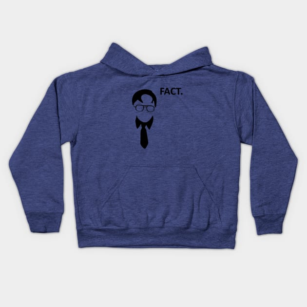 Schrute Kids Hoodie by scornely